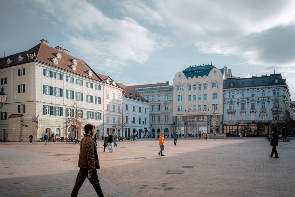 Trnava, Slovensko — historické centrum